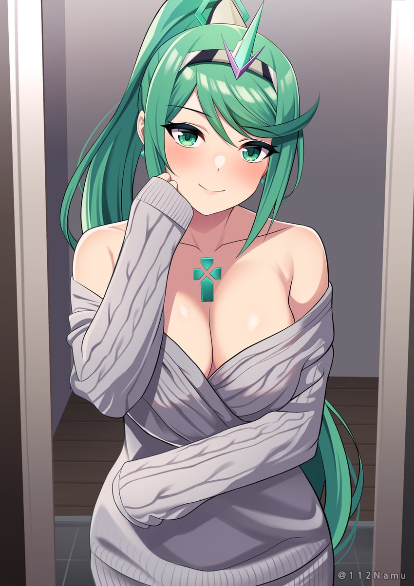 pneuma (xenoblade chronicles and 1 more) drawn by namu_(112namu)