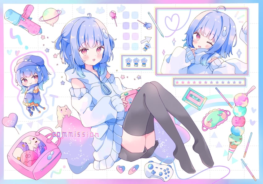 tagosaku-chan (indie virtual youtuber) drawn by tsukiyo_(skymint)