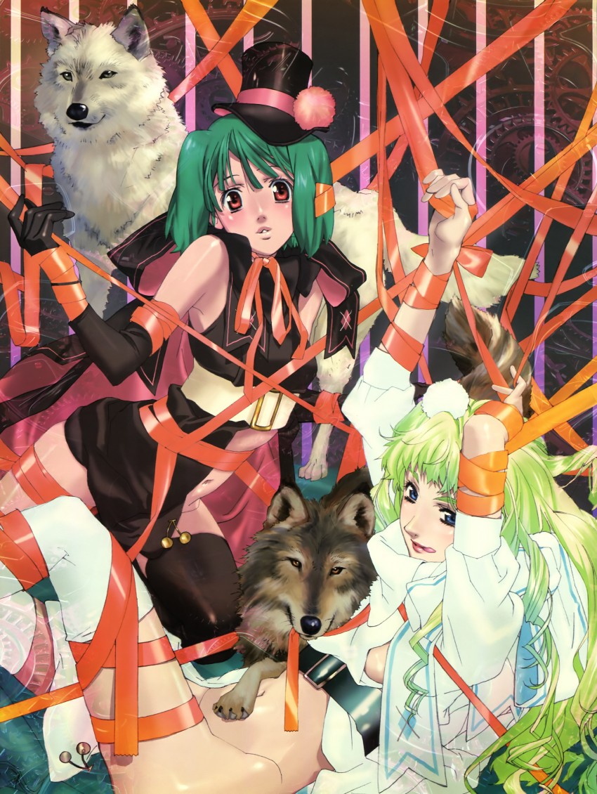 sheryl nome and ranka lee (macross and 2 more) drawn by ebata_risa