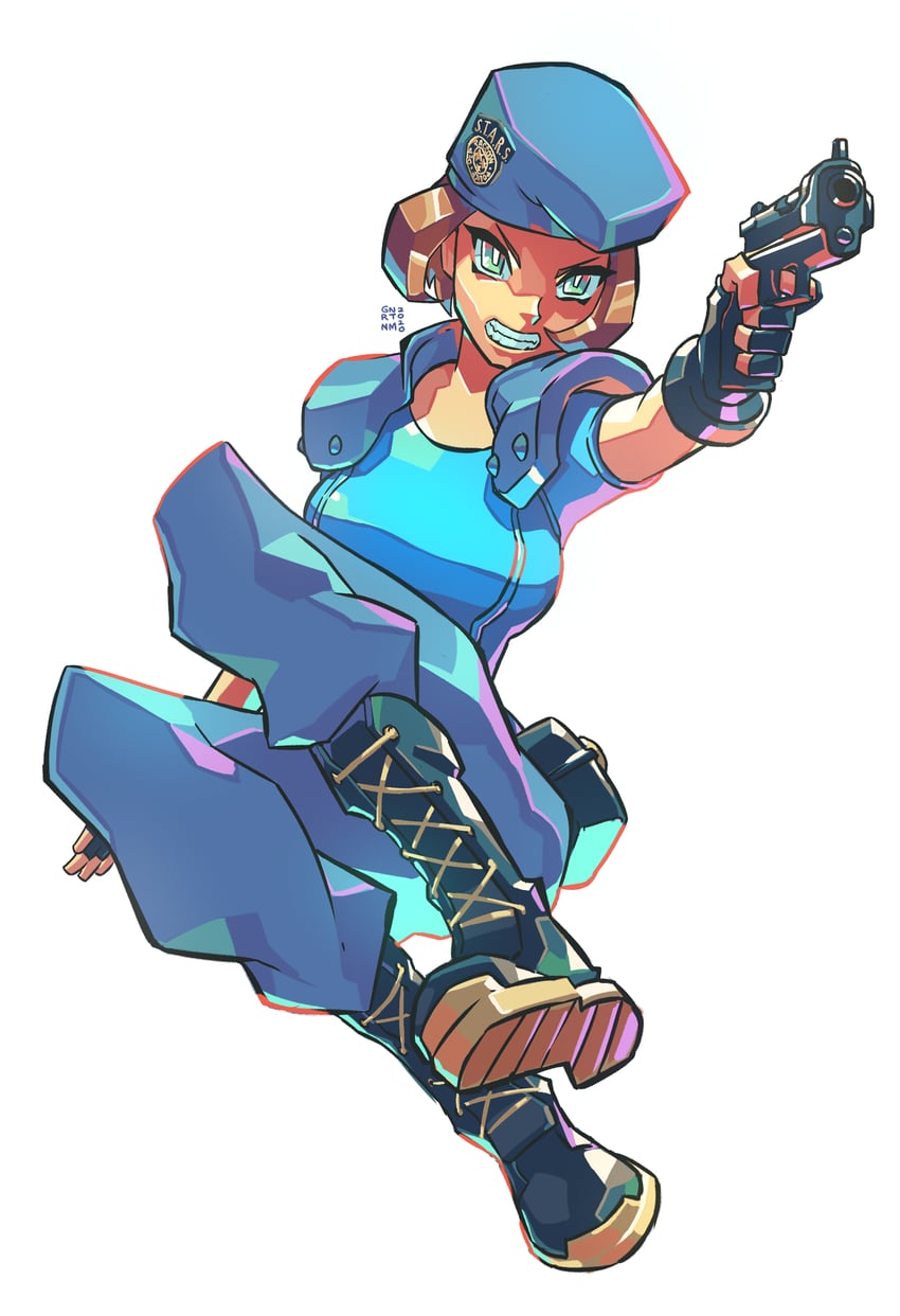 jill valentine (resident evil and 1 more) drawn by gnrtnmart