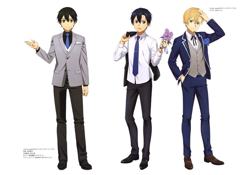 kirito and eugeo (sword art online and 1 more)