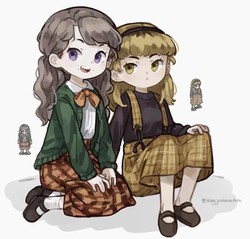 marina and karin (fear & hunger and 1 more) drawn by kingjoshua