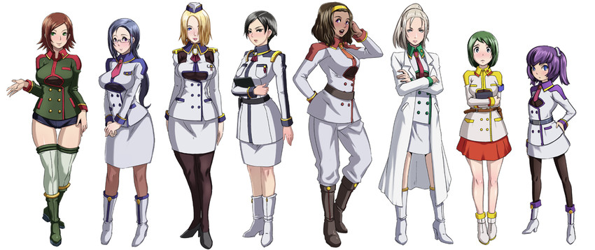 rail schwartz, liz glover, aoi cameron, lissa weaver, mako scott, and 3 more (injuu kangoku) drawn by butcha-u