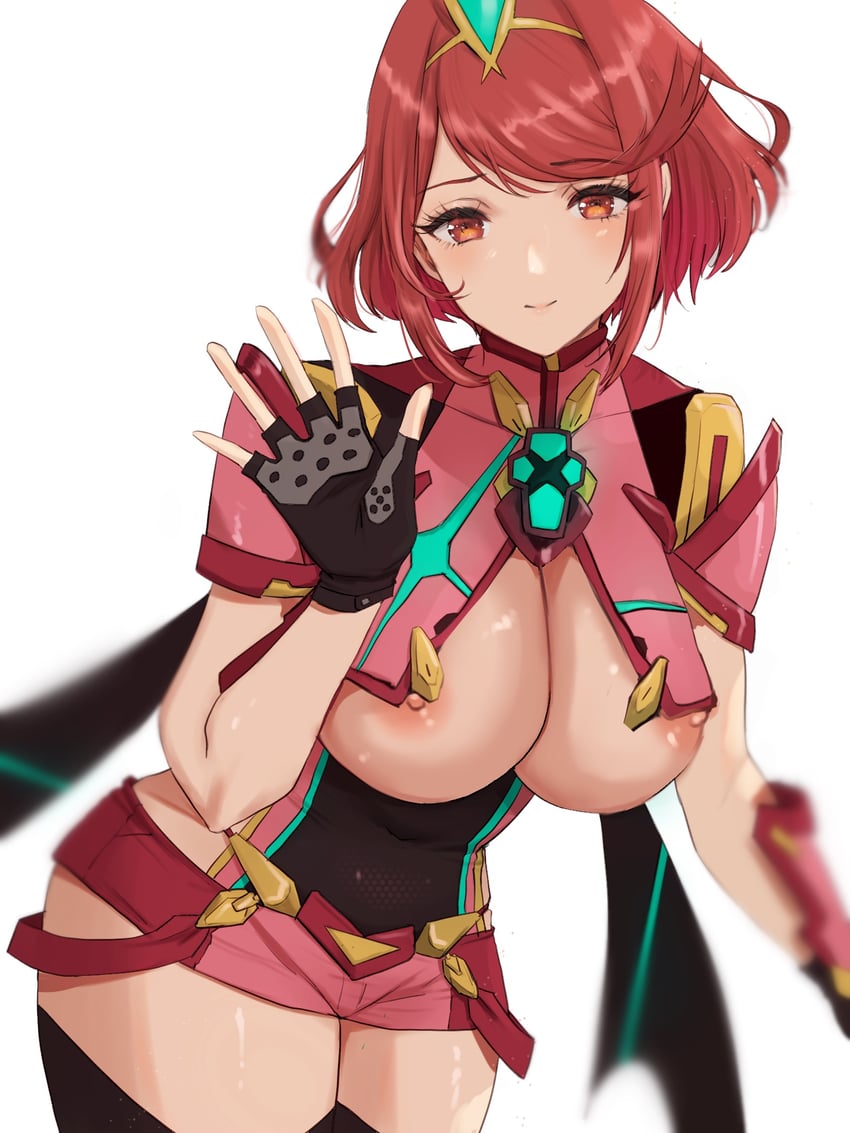 pyra (xenoblade chronicles and 1 more) drawn by yamamori_kinako