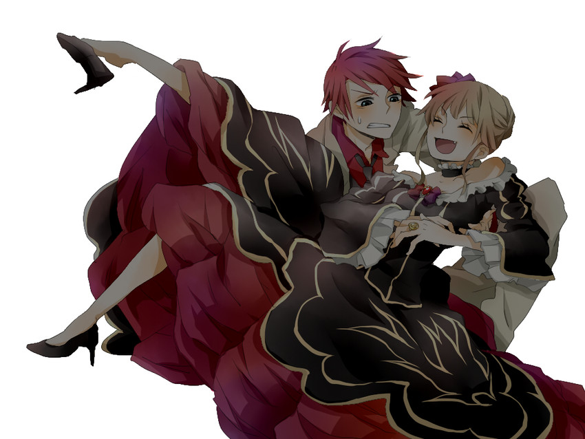 beatrice and ushiromiya battler (umineko no naku koro ni) drawn by 0930erina