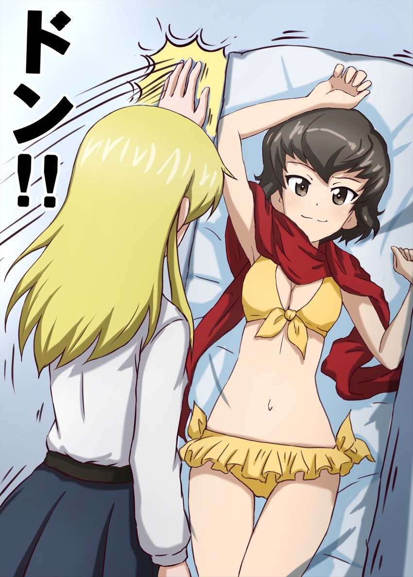 carpaccio and caesar (girls und panzer) drawn by omachi_(slabco)