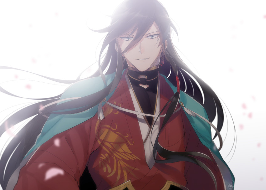 izumi-no-kami kanesada (touken ranbu) drawn by hebino_rai