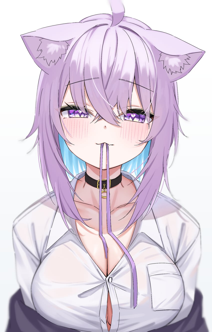nekomata okayu (hololive) drawn by ai_(u_e_o_o)