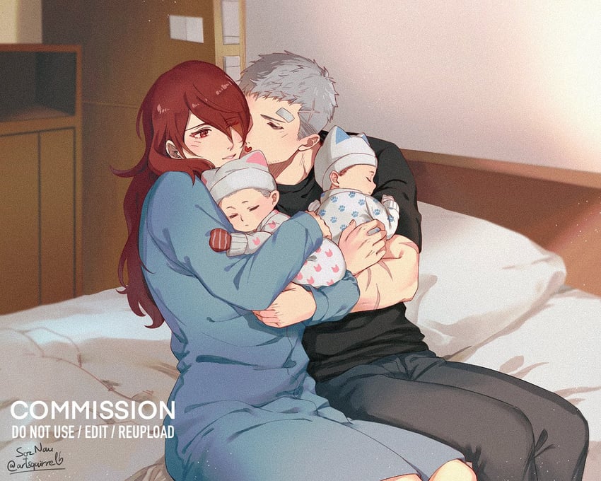 kirijou mitsuru and sanada akihiko (persona and 1 more) drawn by soc_nau