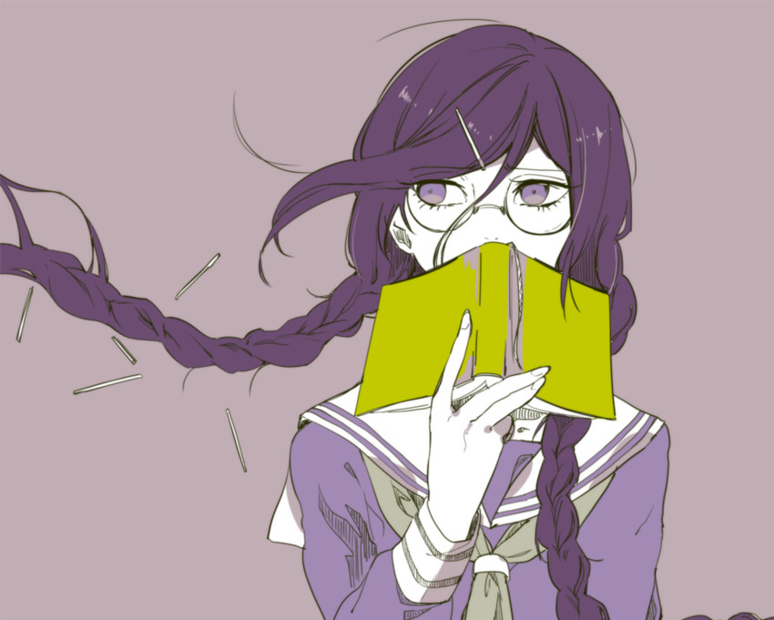 fukawa toko (danganronpa and 1 more) drawn by chiyo_(min0yoko)