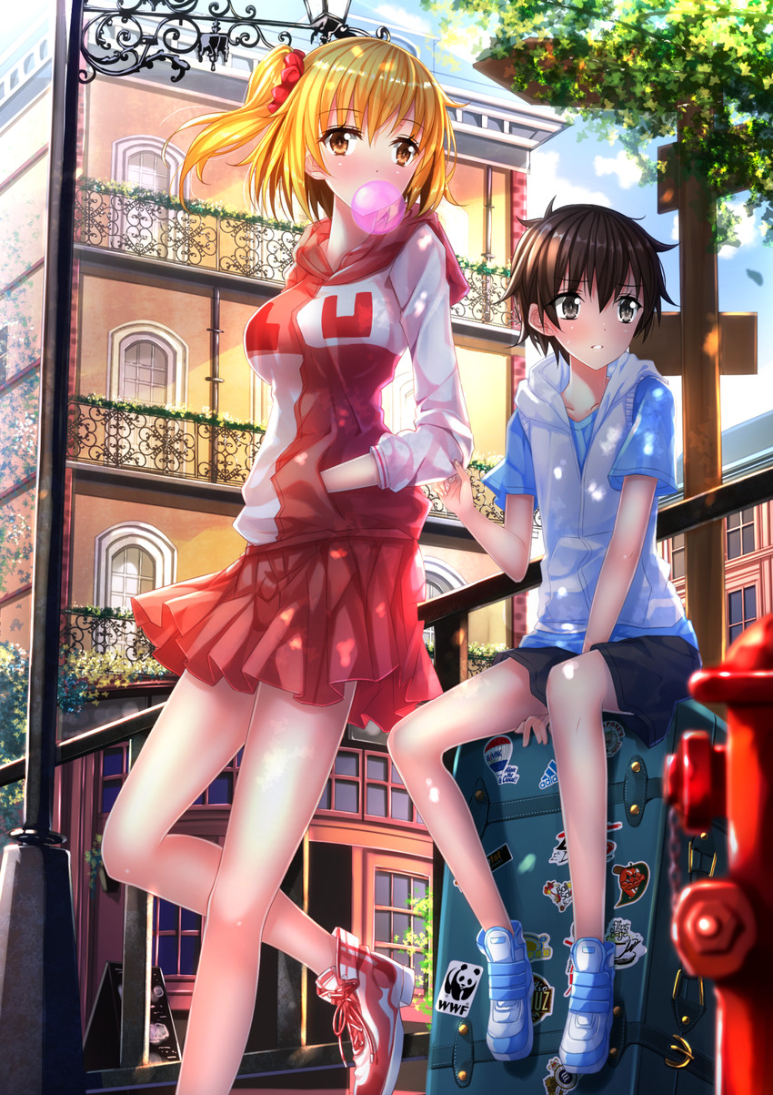 kisaragi momo and amamiya hibiya (kagerou project) drawn by swordsouls