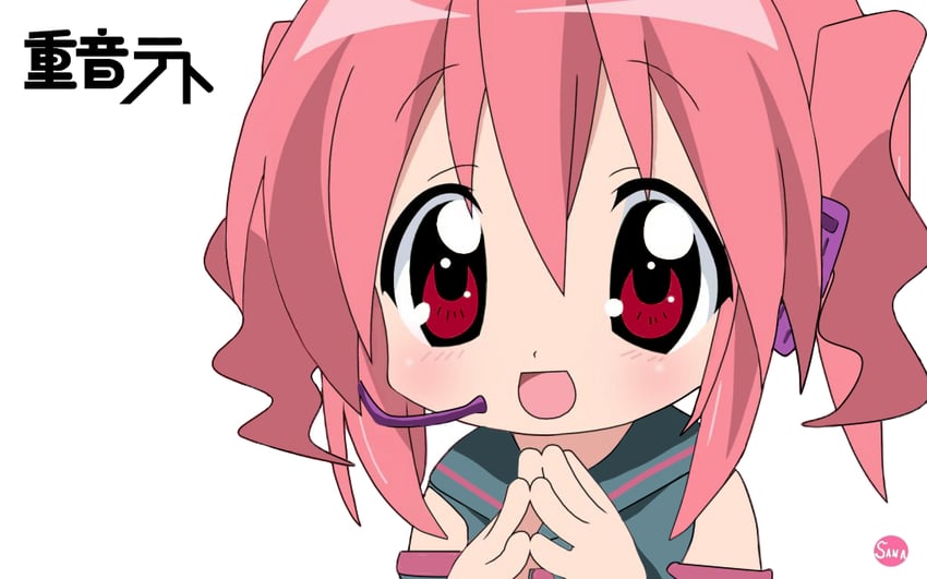kasane teto and kobayakawa yutaka (utau and 1 more) drawn by rakisana