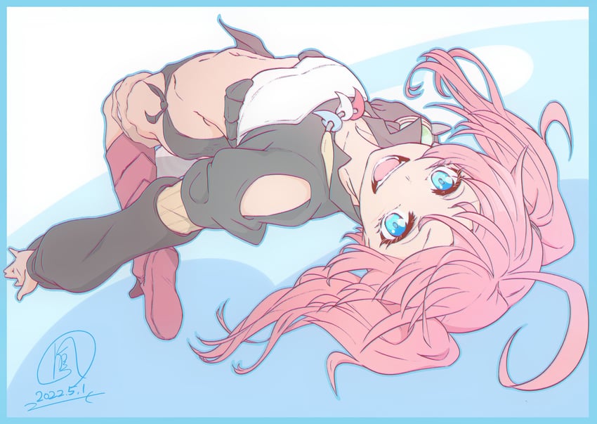 milim nava (tensei shitara slime datta ken) drawn by ootori_karen