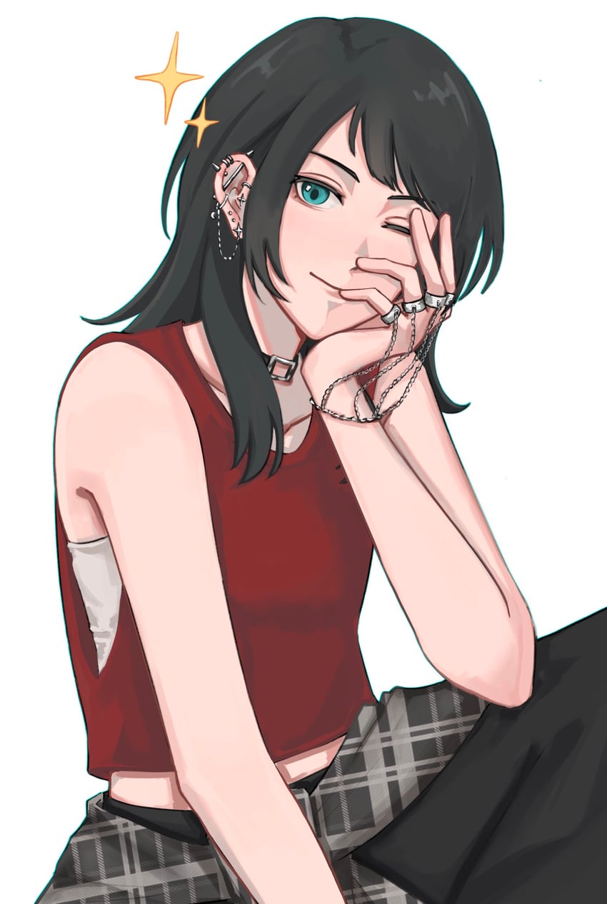 yahata umiri (bang dream! and 1 more) drawn by w_(juusepx)