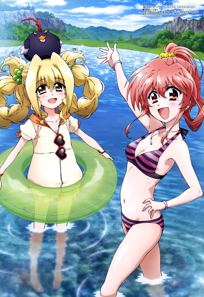 yuri eberwein and iris (lyrical nanoha and 2 more) drawn by hirahara_minami