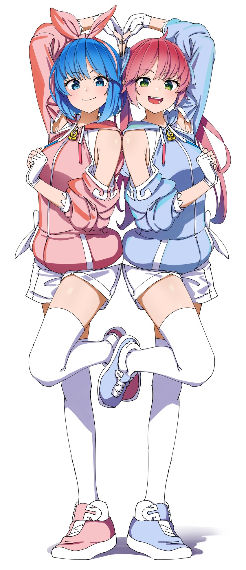 omega rio and omega ray (omega sisters) drawn by shinomu_(cinomoon)