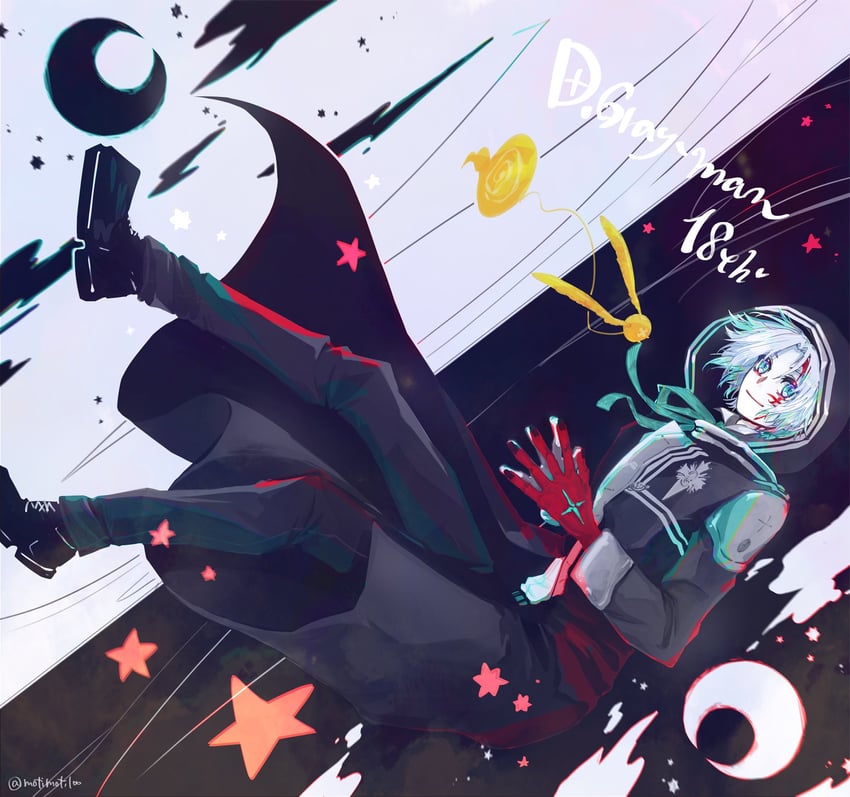 allen walker and timcanpy (d.gray-man) drawn by kozuuu