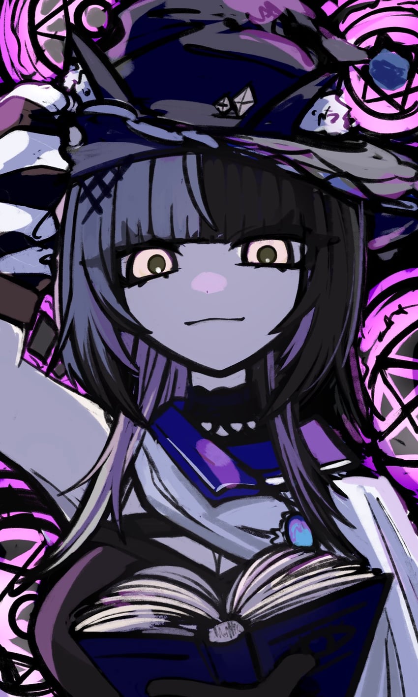 shiori novella (hololive and 2 more) drawn by yuvur1