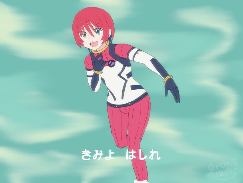 amate yuzuriha (gundam and 2 more) drawn by romii1215