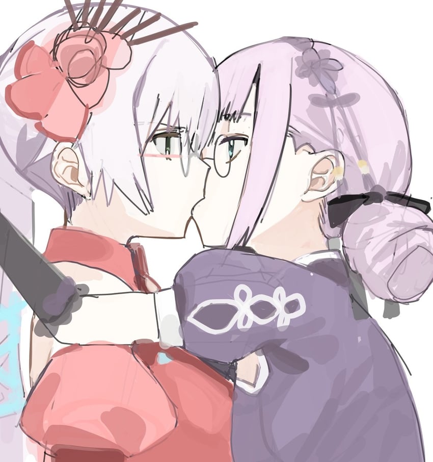 izumi yuki and higuchi seika (heaven burns red) drawn by vvvv011001