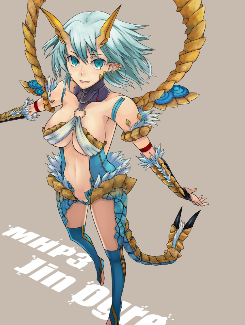 zinogre (monster hunter and 1 more) drawn by ashita_(2010)