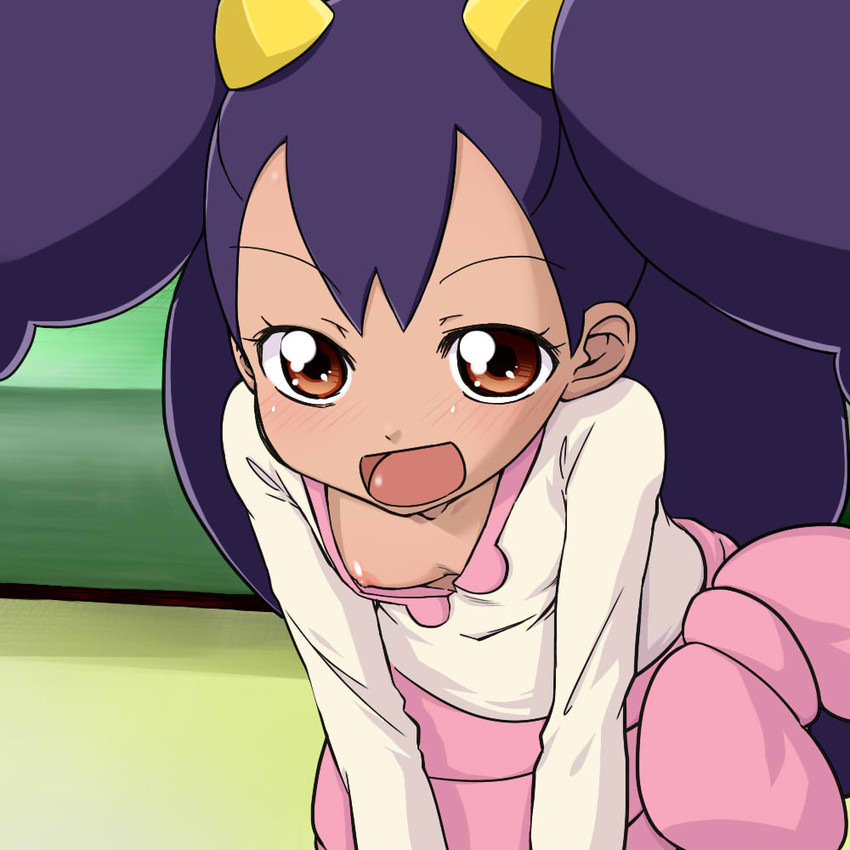 iris (pokemon and 1 more) drawn by hanya_(hanya_yashiki)