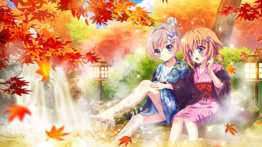shikimiya mana and himura nagisa (re:stage!) drawn by izumi_tsubasu