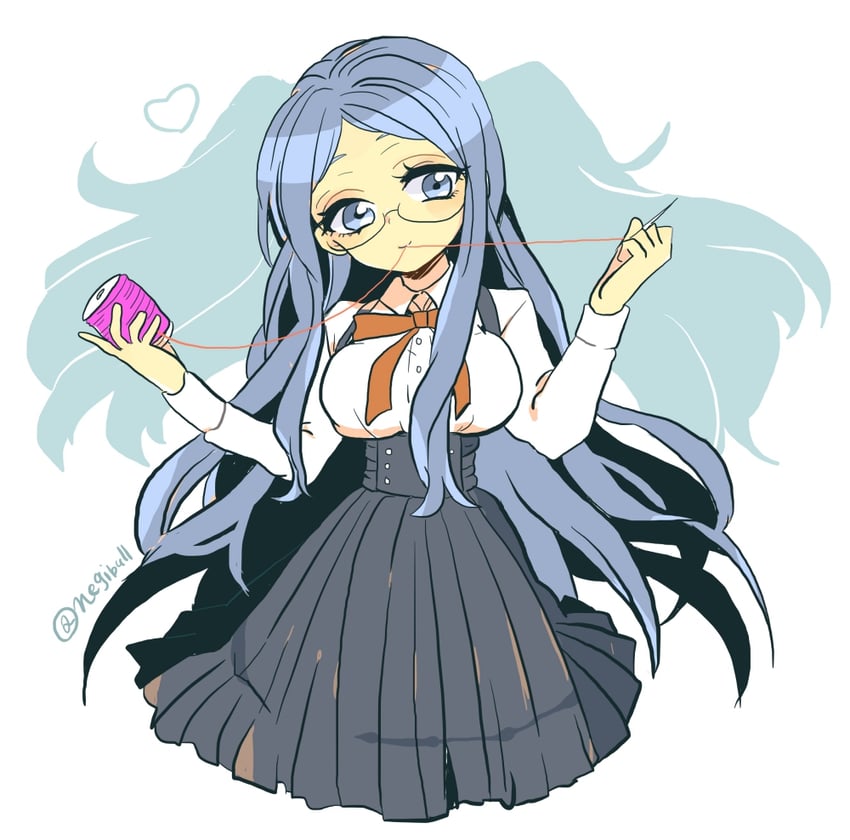 shirogane tsumugi (danganronpa and 1 more) drawn by negibull