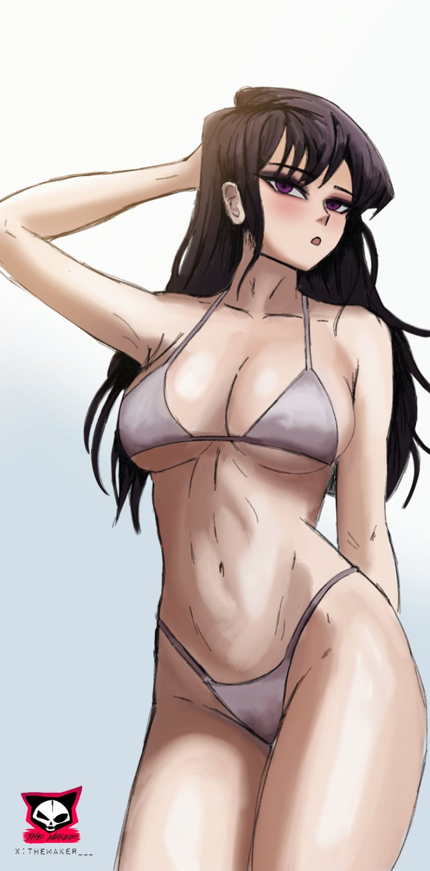 komi shouko (komi-san wa komyushou desu) drawn by themaker