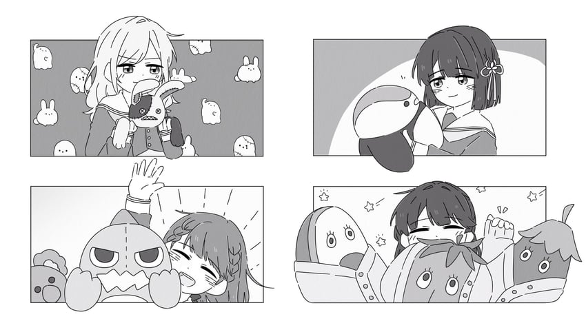 murano sayaka, momose ginko, kachimachi kosuzu, ceras yanagida lilienfeld, gonzales, and 5 more (love live! and 1 more) drawn by zueka27