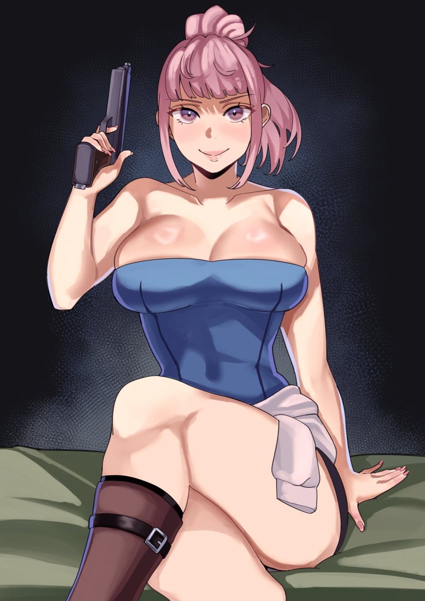 hilda valentine goneril and jill valentine (fire emblem and 3 more) drawn by ceroccb