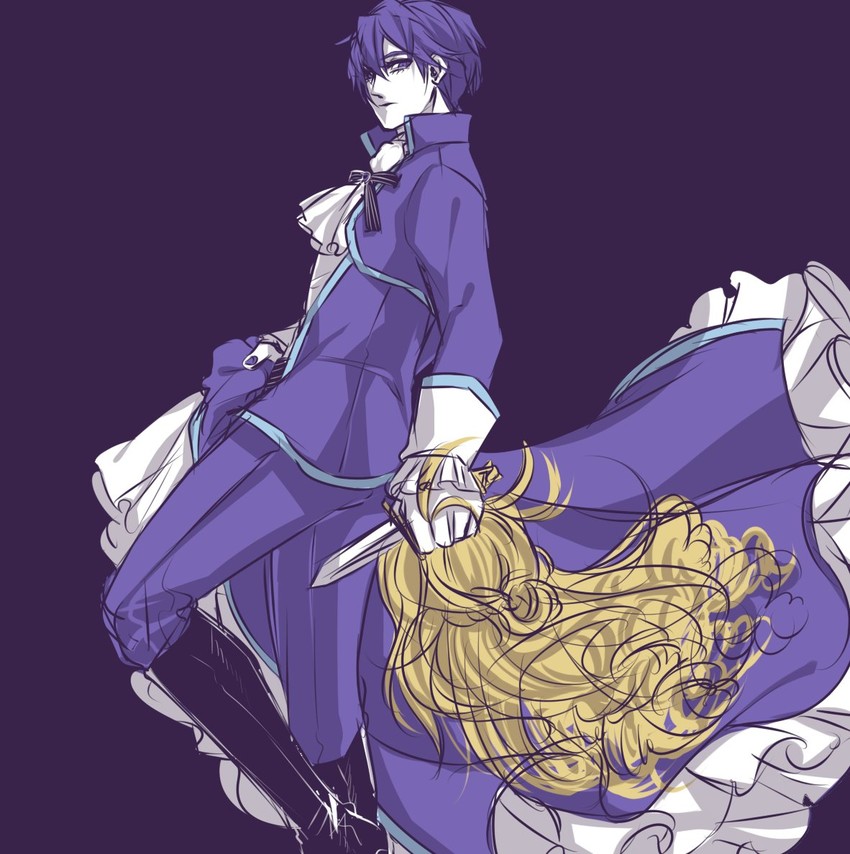 kaito and karchess crim (vocaloid and 2 more) drawn by nagori_(uusdvedp)
