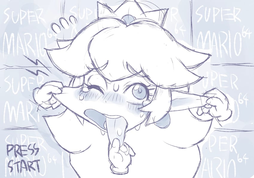 princess peach (mario and 1 more) drawn by oyatsu_(mk2)