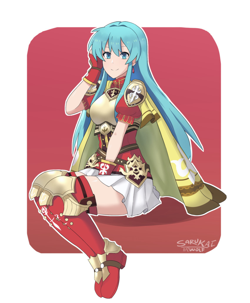 eirika (fire emblem and 2 more) drawn by sarukaiwolf