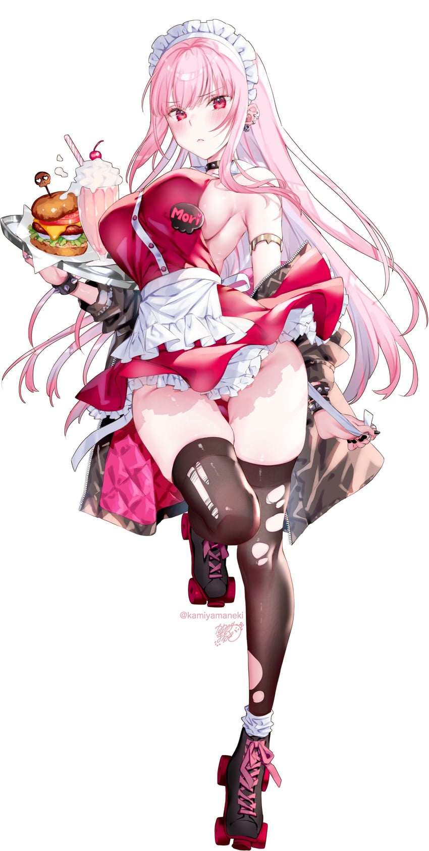 mori calliope (hololive and 1 more) drawn by kamiya_maneki