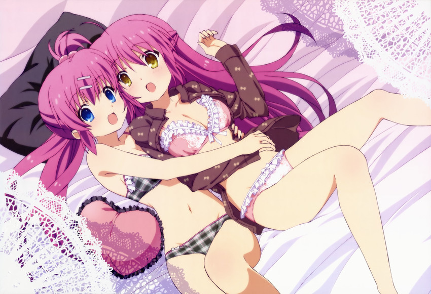 saigusa haruka and futaki kanata (little busters! and 1 more) drawn by yoshida_yuuko_(animator)