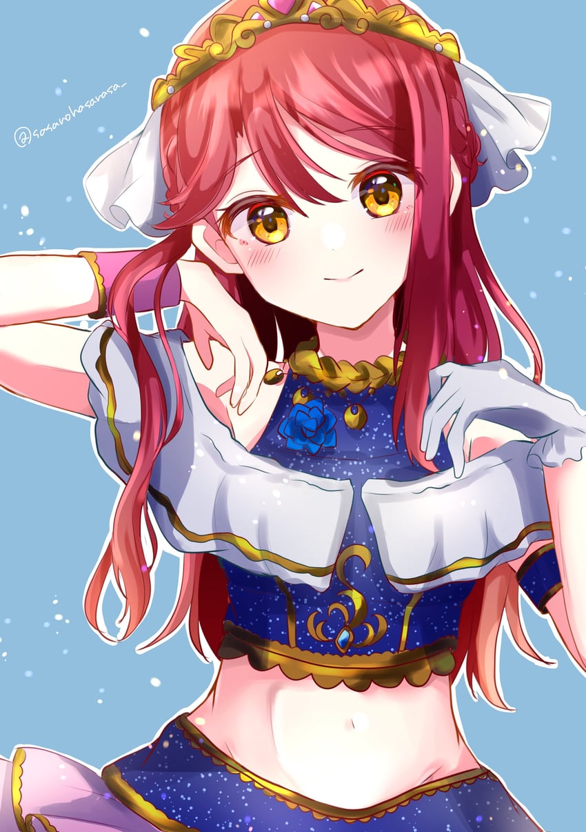 sakurauchi riko (love live! and 1 more) drawn by sasakura_sakura