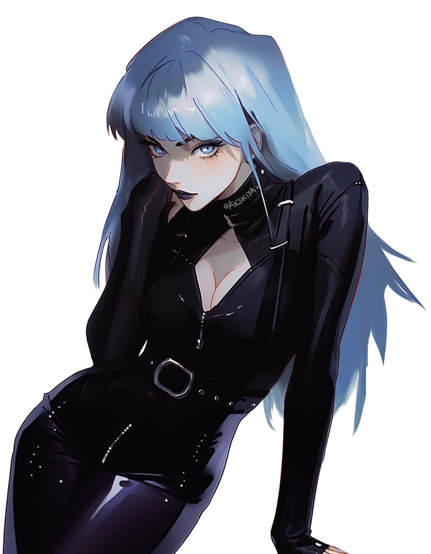 nemissa (devil summoner and 1 more) drawn by akskiya