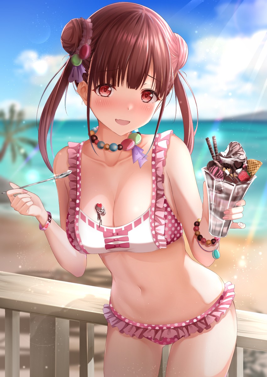 sonoda chiyoko (idolmaster and 1 more) drawn by monaka_curl