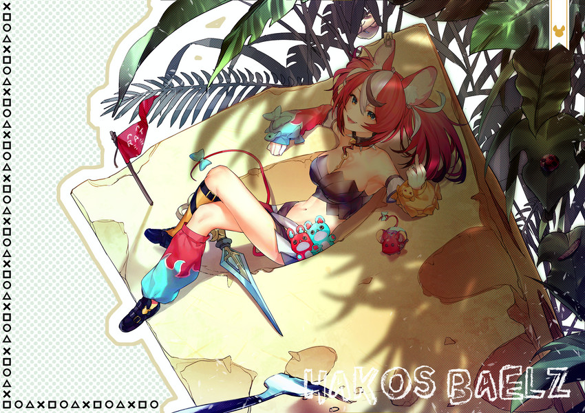 hakos baelz and mr. squeaks (hololive and 1 more) drawn by g_li