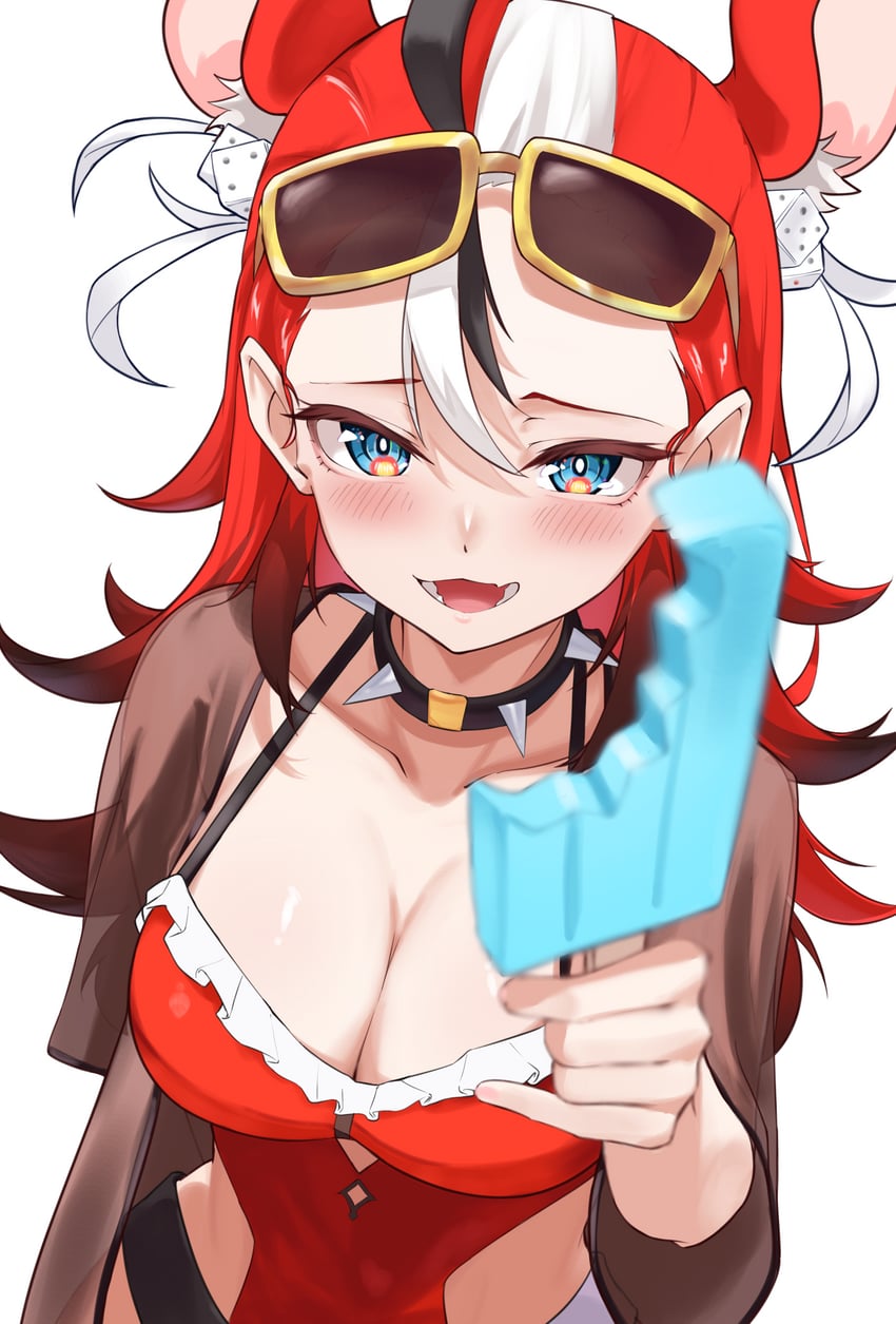 hakos baelz (hololive and 1 more) drawn by ilie_ilie