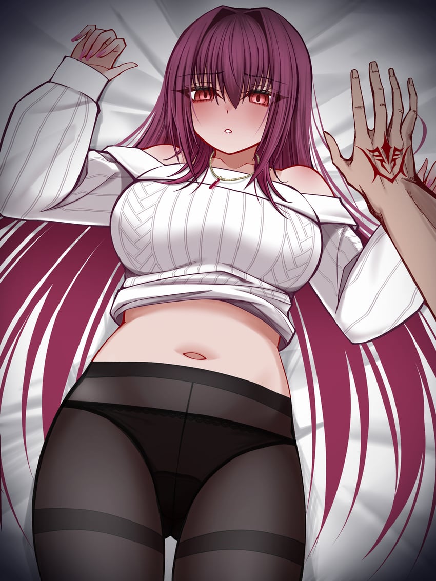scathach (fate and 1 more) drawn by mcpc_zamurai