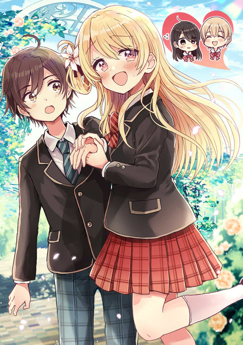 shindou eito, ooji akira, kotozaki irie, and komuro shizuka (kotozaki-san ga miteru) drawn by sakura_oriko