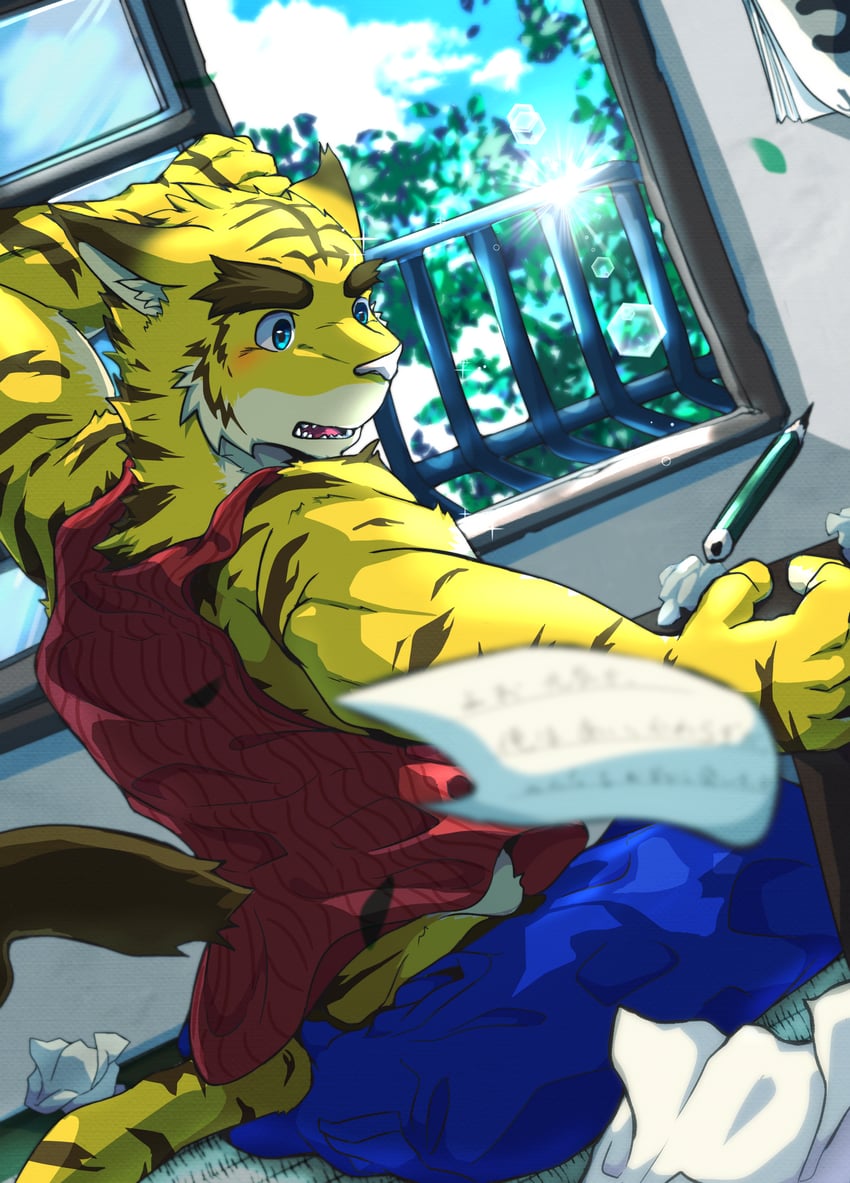 torahiko oshima (morenatsu) drawn by hi_na_ga