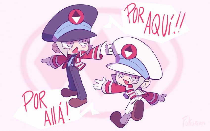 ingo and emmet (pokemon and 1 more) drawn by fukurinn