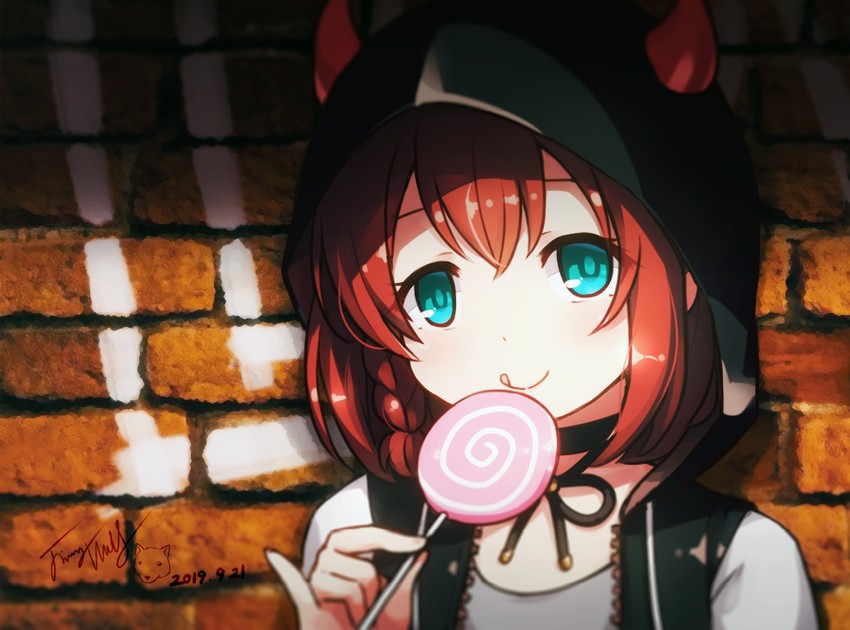 kurosawa ruby (love live! and 1 more) drawn by langbazi