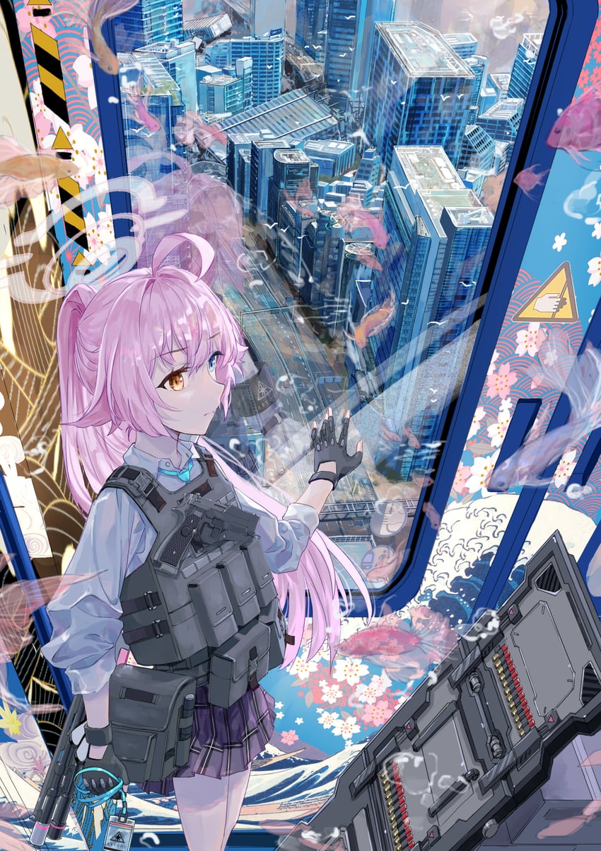 hoshino (blue archive) drawn by forest_0