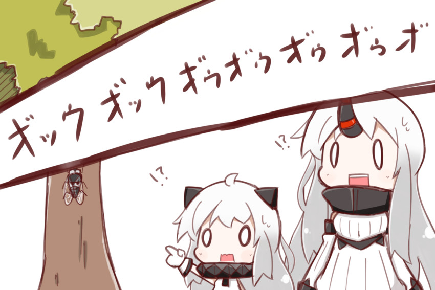 northern ocean princess and seaport princess (kantai collection) drawn by nuu_(nu-nyu)