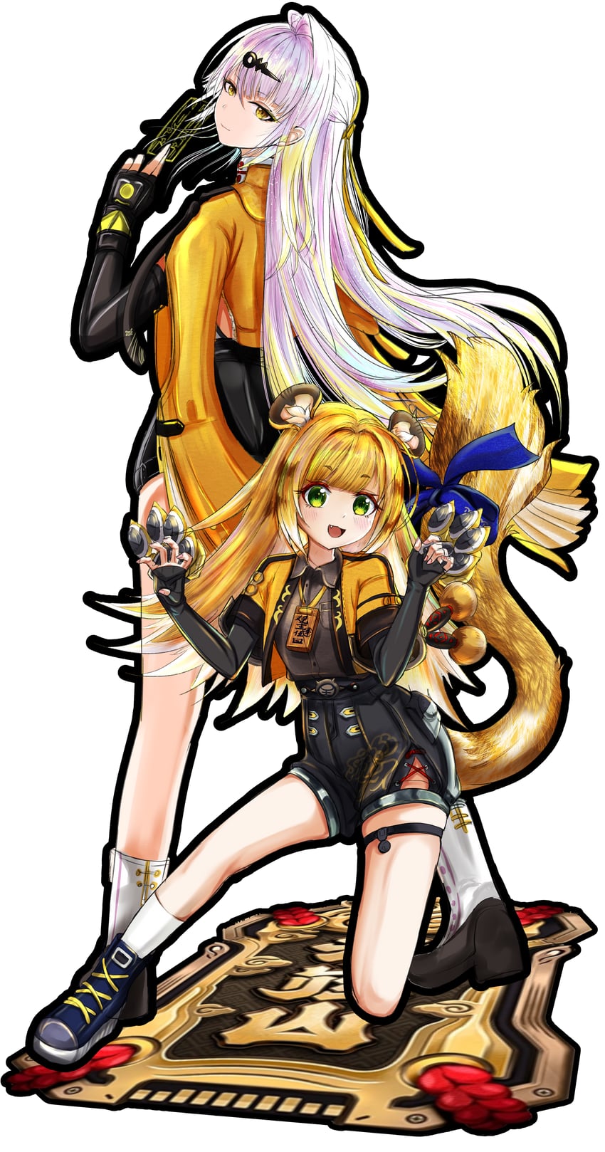 yixuan and ju fufu (zenless zone zero) drawn by rin_yu_ayakawa