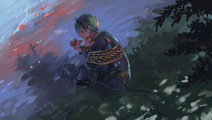 roberto andantine (pixiv fantasia and 1 more) drawn by sakaya313